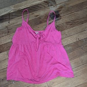 Pink tank top